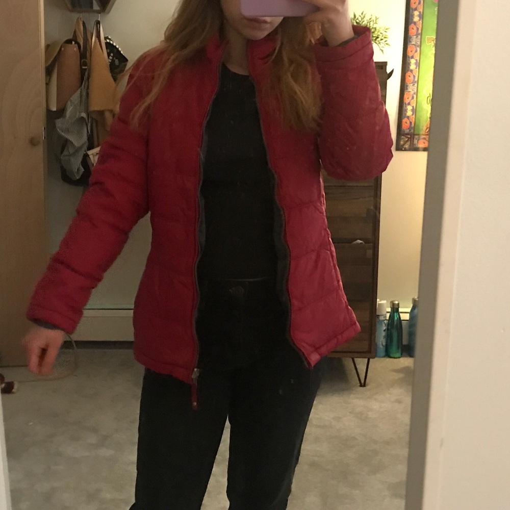 Cute Red Puffer Jacket